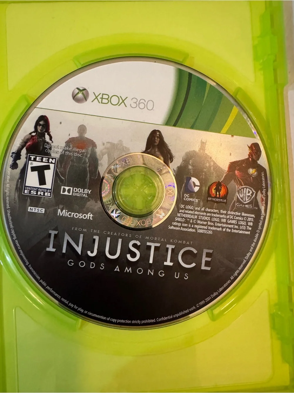 Injustice: Gods Among Us Microsoft Xbox 360 - CIB - Tested